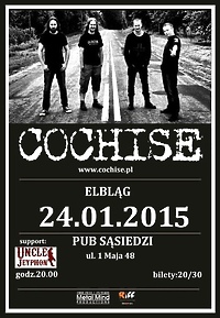 Paweł Małaszyński z zespołem Cochise u Sąsiadów