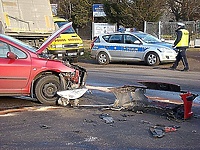 Pijany kierowca ciężarówki sprawcą kolizji