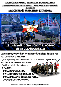 Sztandar dla pułku, piknik dla mieszkańców