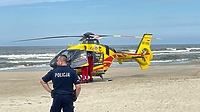 Dramat na plaży w Jantarze. Tonęło kilka osób jednocześnie  (aktualizacja)