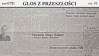 „Po dłuższej libacji z sołtysem...” (Głos z przeszłości, odc. 31)