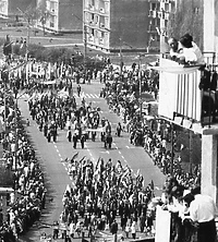 Pochody i parady na ulicach Elbinga i Elbląga