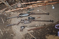 Podczas awantury znaleźli „arsenał” z czasów II wojny światowej