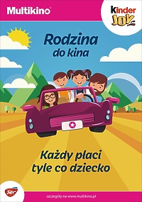 Podczas wakacji w Multikinie każdy płaci tyle, co dziecko