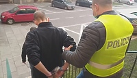 Podpalacz zatrzymany przez policjantów 