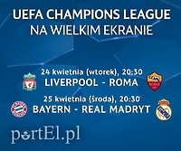 Półfinałowe mecze Ligi Mistrzów UEFA w Multikinie