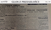 „Postęp prac nie jest zadowalający” (Głos z przeszłości, odc. 242)