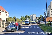 Potrącenie na przejściu dla pieszych 