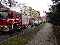 Pożar mieszkania w Braniewie