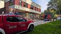 Pożar w placówce przy Mazurskiej. Ewakuacja wychowanków i pracowników