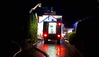 Pożar w suszarni zboża