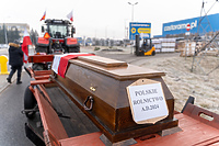 Rolnicza blokada w powiecie nowodworskim tymczasowo złagodzona