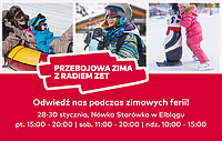 Biegówki, lodowisko i snowboard na elbląskiej starówce