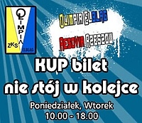 Przedsprzedaż biletów na mecz Olimpii z Resovią Rzeszów