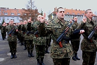 Przysięga wojskowa w Braniewie
