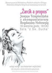 Recital Joanny Trzepiecińskiej w bibliotece