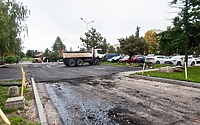 Remontują parkingi przy szpitalu