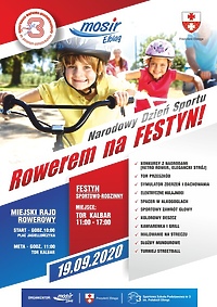 Rowerem na festyn. Narodowy Dzień Sportu w Elblągu