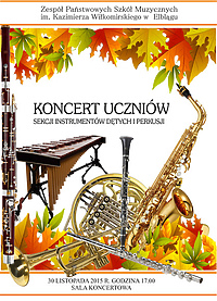 Sekcja dęta i perkusji ZPSM zagra w poniedziałek