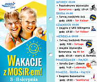Siatkówka i rowery, czyli Wakacje z MOSiR-em