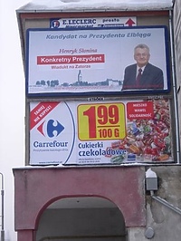 Skończyły się wybory, opadły plakaty z...drzew