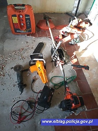 Skradzione elektronarzędzia wróciły do właściciela