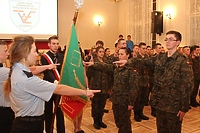 Ślubowanie klas mundurowych w elbląskim „ekonomiku”