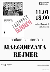 Spotkanie z Małgorzatą Rejmer – laureatką Paszportu Polityki