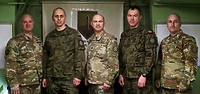 Spotkanie z żołnierzami Mission Command Element