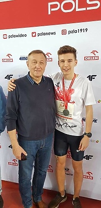 Srebrny Kacper Lewalski (lekka atletyka)