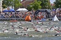 Starówka pełna triathlonistów