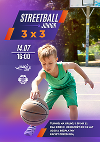 Streetball junior - pierwszy turniej koszykówki 3x3 dla dzieci