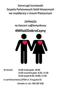 Szkoła muzyczna zaprasza na Walentynki