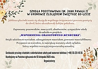 Szkoła w Gronowie Elbląskim szuka absolwentów