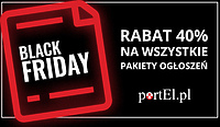 Tanie ogłaszanie! Black Friday na portEl.pl
