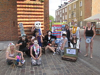 Teatralnym flash mobem zapraszali na Trzydniówkę