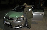 Toyota z podejrzanym numerem VIN na granicy