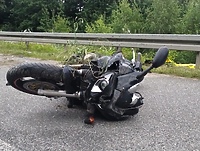 Tragiczny wypadek motocyklisty