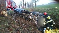 Tragiczny wypadek za Starym Polem. Trzy osoby nie żyją