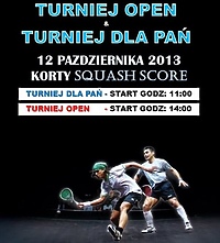 Turniej squasha w sobotę