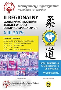 Turniej w Judo Olimpiad Specjalnych już jutro