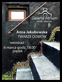 Twarze domów w Galerii Atrium