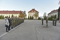 Uczniowie na poligonie w Gołdapi