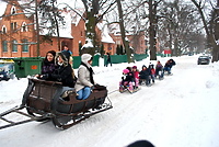 Uśmiechnięty kulig w Kadynach