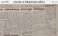 „Ustalenie roli Elbląga w planie krajowym i regionalnym” (Głos z przeszłości, odc. 255)