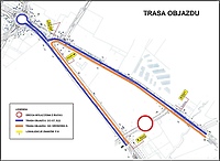Uwaga na objazd na Grunwaldzkiej