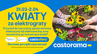 W Castoramie otrzymasz kwiaty za elektrograty!