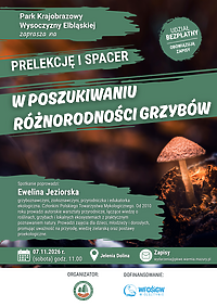 W poszukiwaniu różnorodności grzybów. Prelekcja i spacer mykologiczny