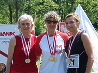 Czterokrotne mistrzostwo Polski i puchar ministra (lekka atletyka)