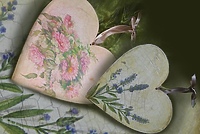 Walentynki i decoupage